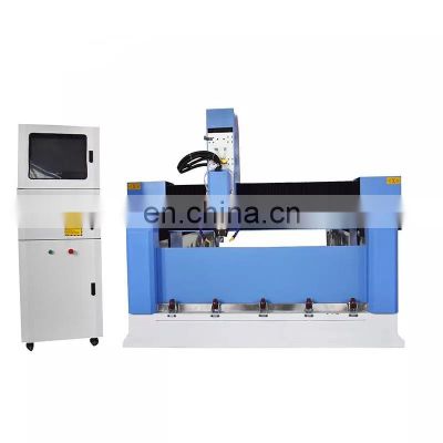 Cheap 3d marble granit natural stone carving engraving cutting machine price stone cnc router 1325 1530 for tombstone milestone