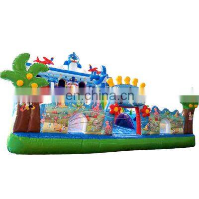 Amusement park bouncy castle inflatable park for sale, giant inflatable gym for kids