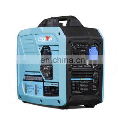 Bison China 12V 50-58 Db 2kw 1800w Camping Portable Pure Sine Gas Engine Inverter Power Generator