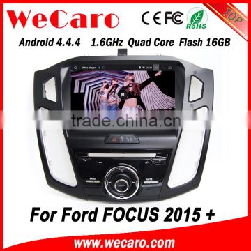 Wecaro WC-FF8088 Android 4.4.4 car dvd player 1024*600 for ford focus media player 2015 TV tuner