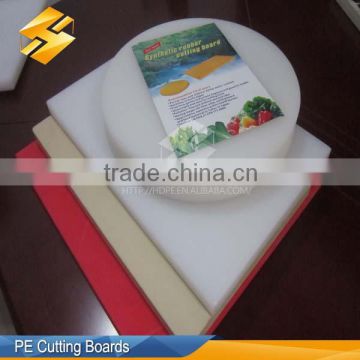 fashionable plastic chopping board food safe requirement pe cutting board