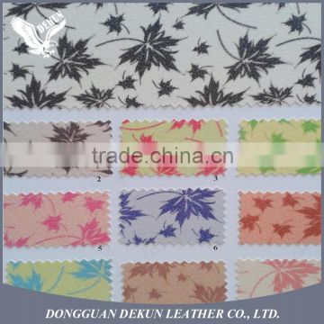 New arrival strictly checked 100% pu decoration synthetic leather