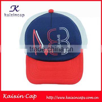 wholesale high quality screen printing polyester trucker cap