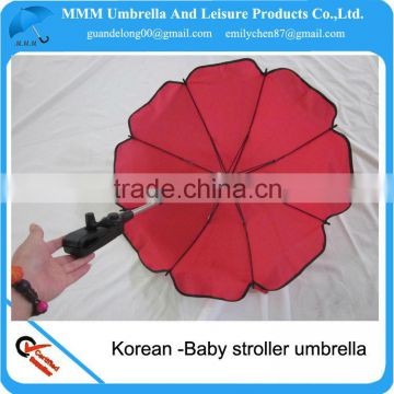 2014 red color oxford-baby stroller umbrella