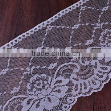 Embroidered lace trimming eyelash lce for womens dress