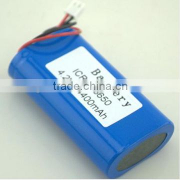OEM 4.2v 4400mAh to 5200mAh rechargeable lithium costom battery pack