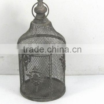 090292MC- metal wire candle lantern