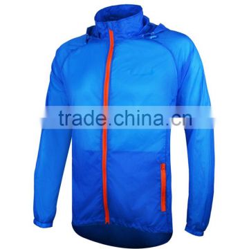 wholesale custom blue mens montain climbing jacket