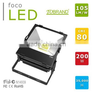 SMD2835 120degree 375pcs 100w rechargeable led flood light