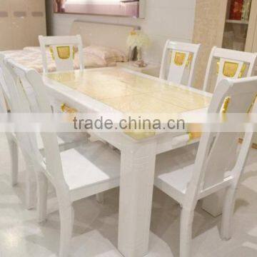 Gold supplier china fashionable white marble countertops kitchens