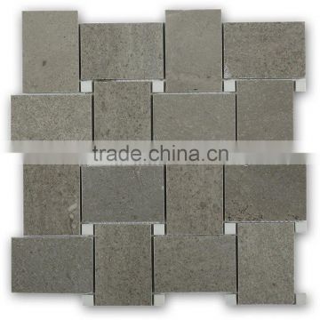 Grey marble with crystal white dot marble tile
