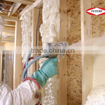 Polyurethane spray foam machine for air cooling room