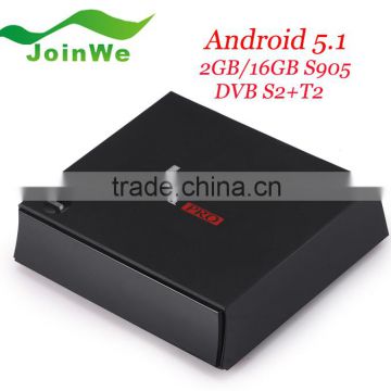 Promotional price KII PRO Amlogic S905 quad core DVB T2 S2 Android 5.1 TV box