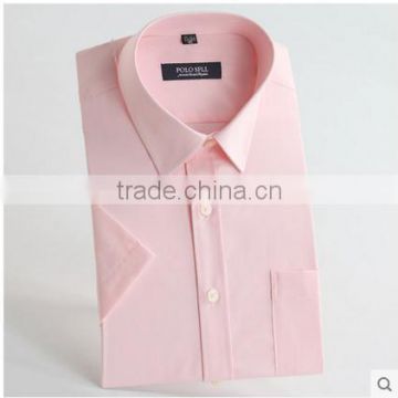 Wholesale160-200gsm stiff collar branded formal custom logo men dress shirts