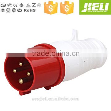 IP44 standard protection 014 industrial 4 pole power plug connector