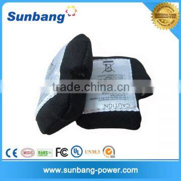 Keep body warm mini rechargeable li ion battery 3.7v 3600mah