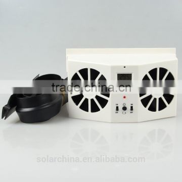 Brand new solar powered rechargeable auto cool fan air vent