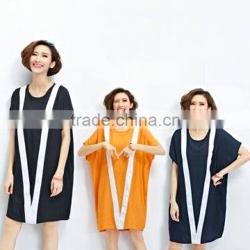 JPSKIRT1605993 Latest Fashion Ladies Free Size Casual Retro Dress