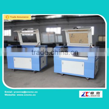 Jinan Zhuoke CNC Laser Machine for engraving cutting with 6525 Leetro ZK-9060 6090
