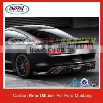 2015 Carbon Fiber Rear Bumper Diffuser For Ford Mustang Car Bumpers