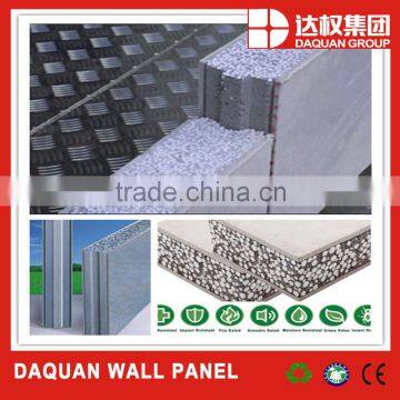2440x610x120mm eps cement sandwich wall panel for interior and exterior wall.