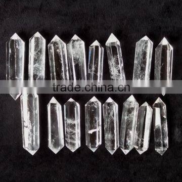 Top Quality Natural Clear Quartz Crystal Double Terminated Point