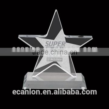 New star crystal trophy for wholesale with cheap price