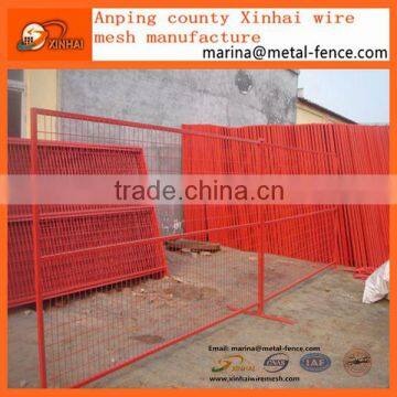 pvc coated ISO certificated canada standard temporary fence used movable fence