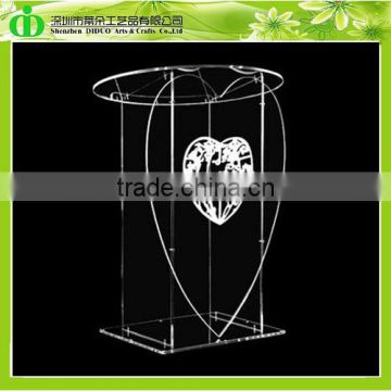 DDL-0027 ISO9001 Chinese Manufacture Made SGS Test Clear Church Rostrum Design