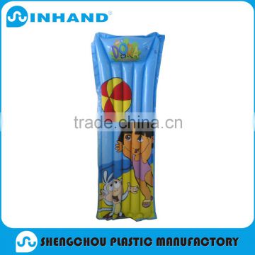 factory promotion EN71/ASTM approved durable inflatable air mattress/float lounger air bed