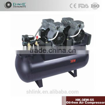 China Oil-free air compressor for dental chair HK-3EW-55