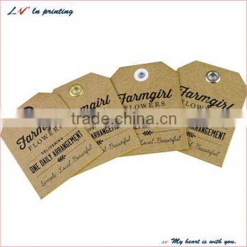 high quality custom kraft paper hang tags for sale in shanghai