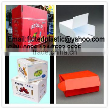 Collapsible PP plastic hollow storage boxes