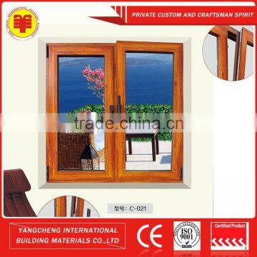 Aluminum alloy 1.4mm wall thickness casement window