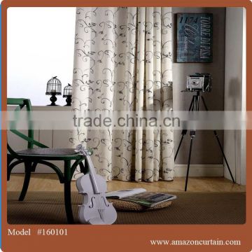 Hot-Selling High Quality with competitive Price New Plain Embroidery design curtains