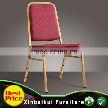 stock iron stacking durable banquet chair for hotel