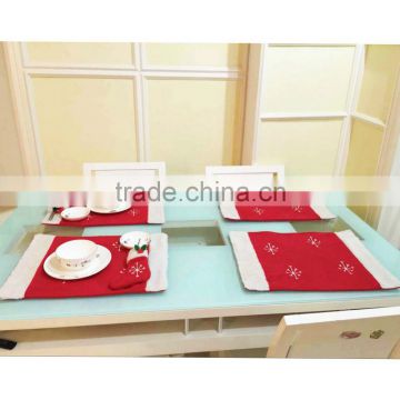 Christmas Festival Decoration Set,Table Cover,Stocking,Place Mat&Chair Cover Printed Textiles