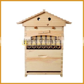 2017 Popular Automatic Honey Flow Beehive with 7 frames and tubes from China manufacturer