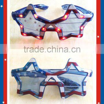 4th of July led lights popular fashion glasses