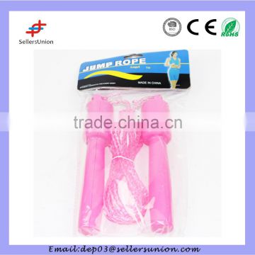 FD150918-25 Soft Pink Colored High Speed Jump Rope