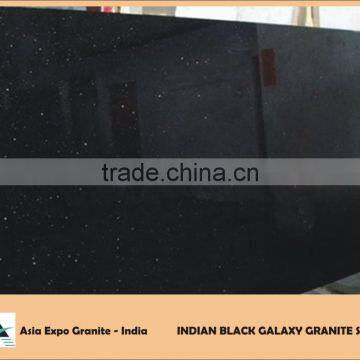 Granite Black Galaxy from India cut to size as per client requirement