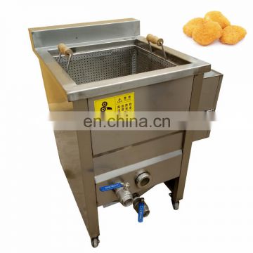 Gas or Electric Heating Type Deep Fryer for Meat Chicken Potato Fillet Fish Meatball For Sale