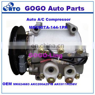 MSC90TA Auto A/C Compressor for MITSUBISHI Rosa BUS OEM MK624683 AKC200A251B AKC011H258V