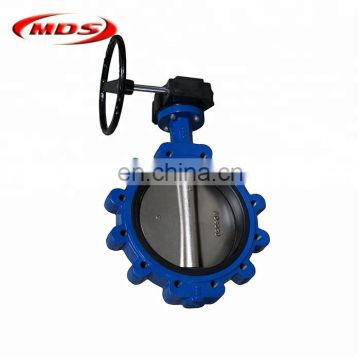 exhaust butterfly valve, 6 inch cast iron lug butterfly valve for cement