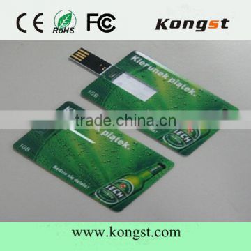 custom credit card usb for business promotion, free logo printing business card usb flash drive