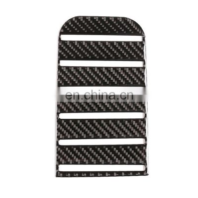 Suitable for 14-18 Toyota Tundra armrest box slot pads real carbon fiber (soft) 1 piece set of car accessories