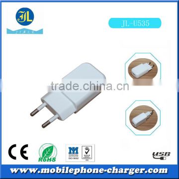 5V3A travel charger wall home charger with EU plug & America plug