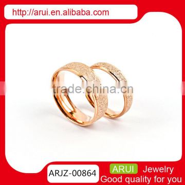 Hot Sale Fashion jewelry 2016 jewellery silver color couple stainless steel ring