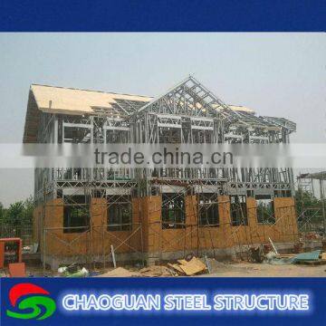 Luxury light steel frame prefabricated house and villa for sale