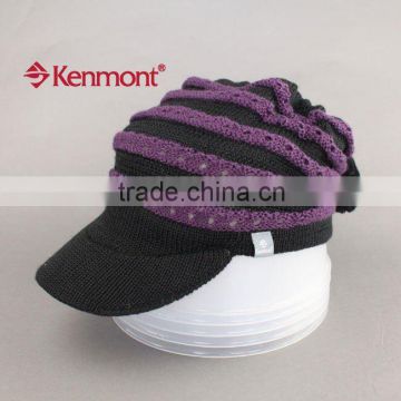 fashion lady's knitted wool cap